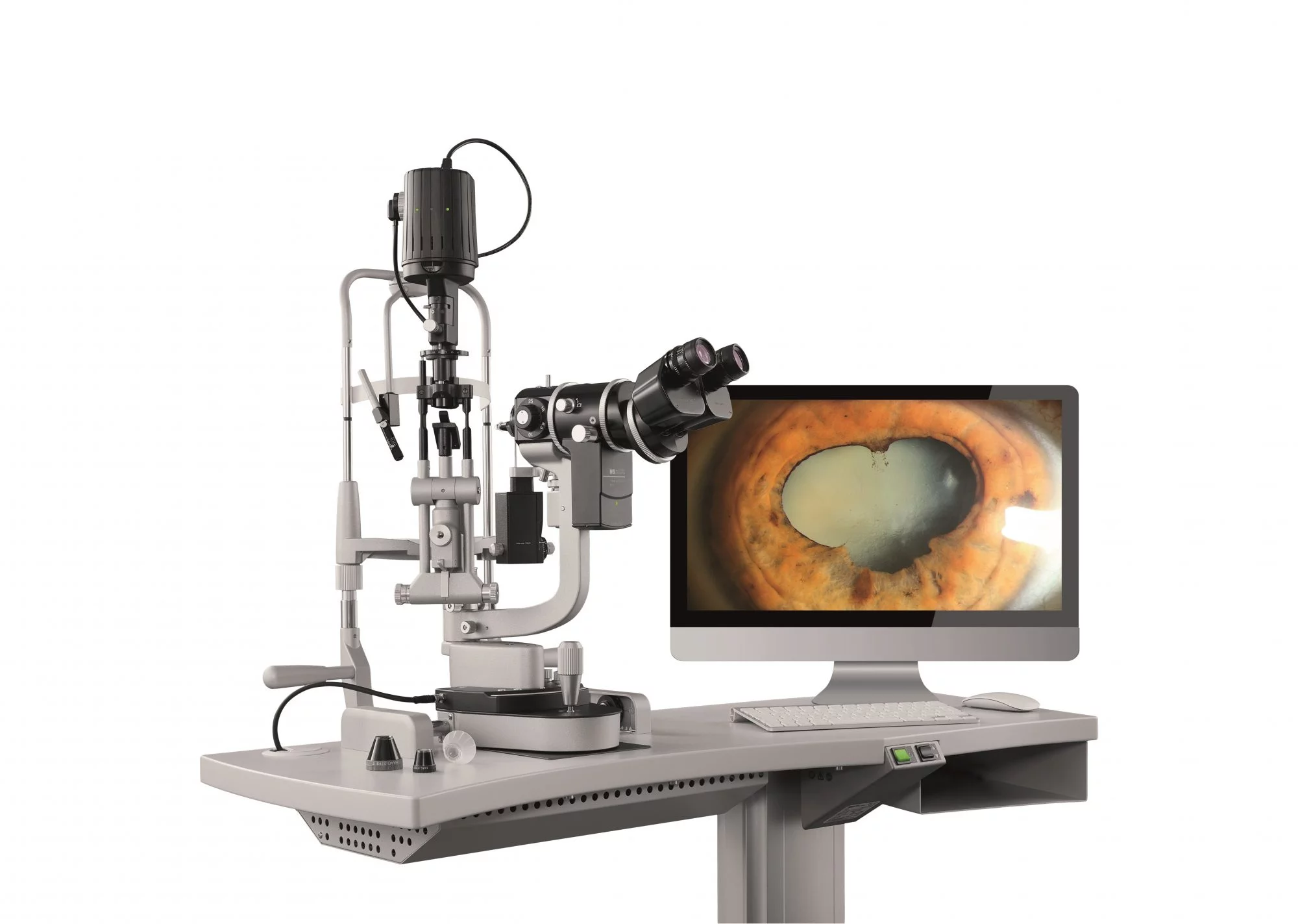 Actie Haag-Streit IM-910 en schuin tussenstuk